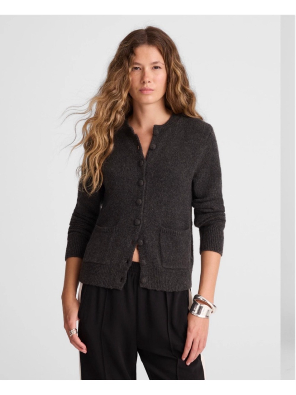 NWT Madewell Patch-Pocket Cotton-Blend Cardigan